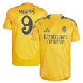Kylian Mbappé Real Madrid adidas 2024/25 Away Jersey - Orange
