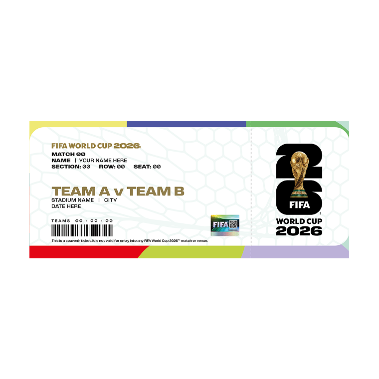 FIFA World Cup 2026™ Seattle Host City Replica Ticket