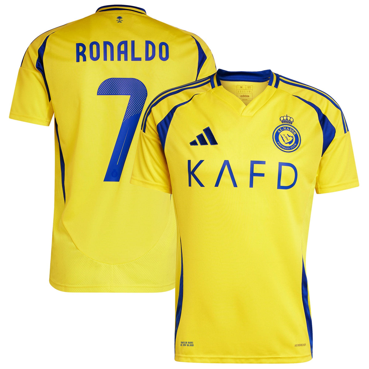 Cristiano Ronaldo Al-Nassr FC 2024/25 Home Player Jersey - Yellow
