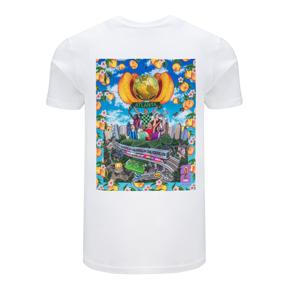 FIFA World Cup 2026™ Atlanta Poster White T-Shirt - Unisex