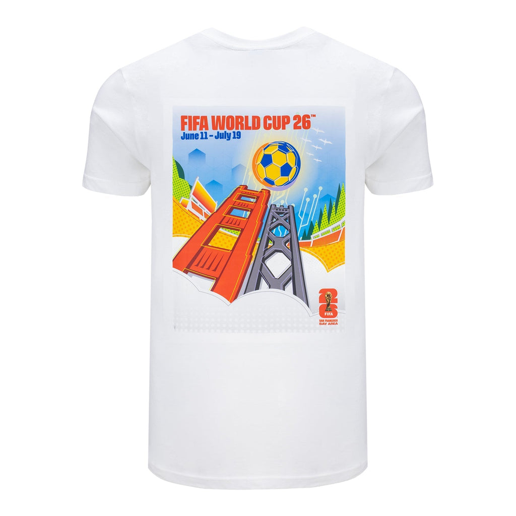 FIFA World Cup 2026™ San Francisco Bay Area Poster White T-Shirt - Unisex