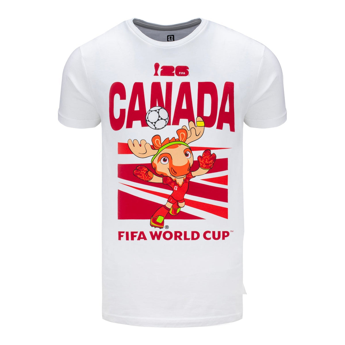 FIFA World Cup 2026™ Canada Mascot White T-Shirt - Unisex