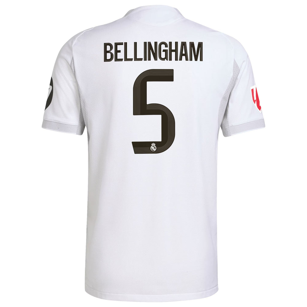 Jude Bellingham Real Madrid adidas 2025/26 Home Jersey - White