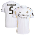 Jude Bellingham Real Madrid adidas 2025/26 Home Authentic Jersey - White