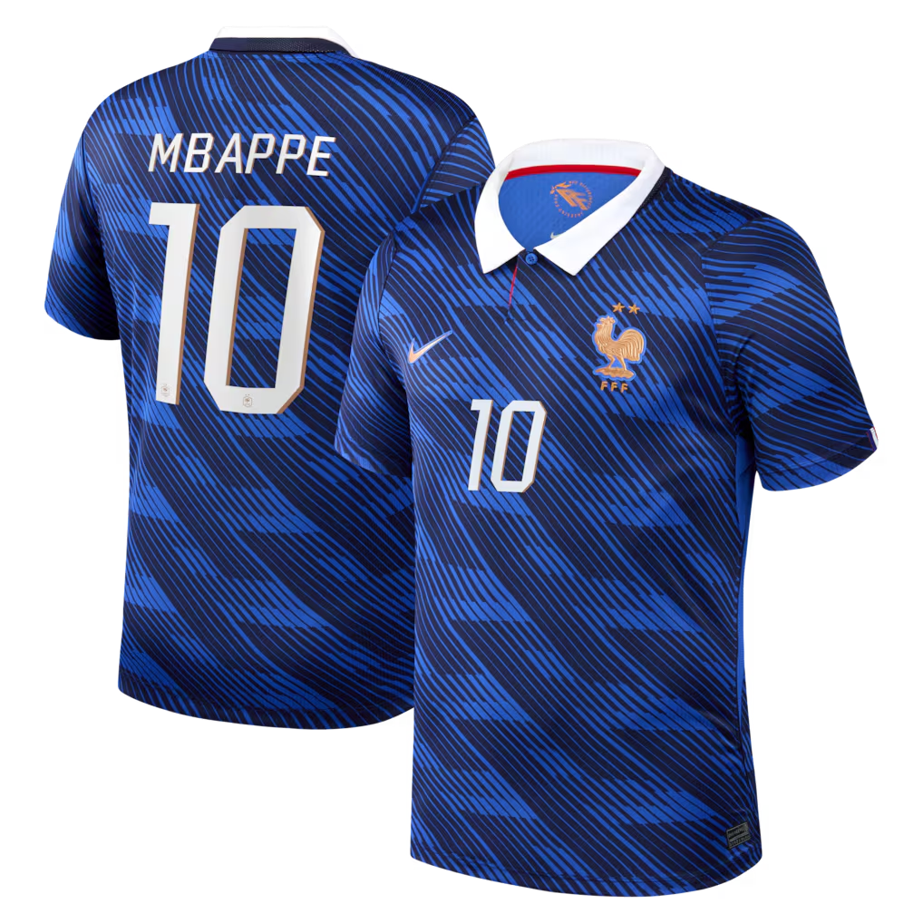 Kylian Mbappé France National Team Nike 2026 Home Stadium Replica Jersey - Blue