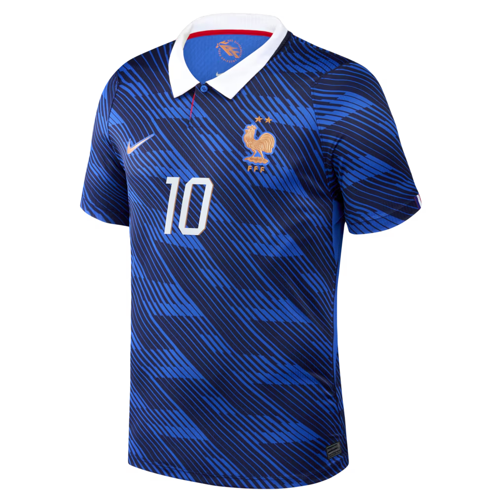Kylian Mbappé France National Team Nike 2026 Home Stadium Replica Jersey - Blue