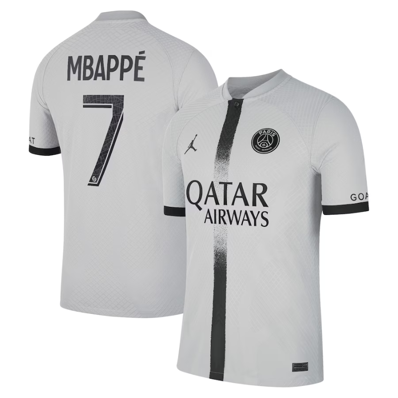 Kylian Mbappé Paris Saint-Germain 2022/23 Away Vapor Match Men's Authentic Jersey - Black