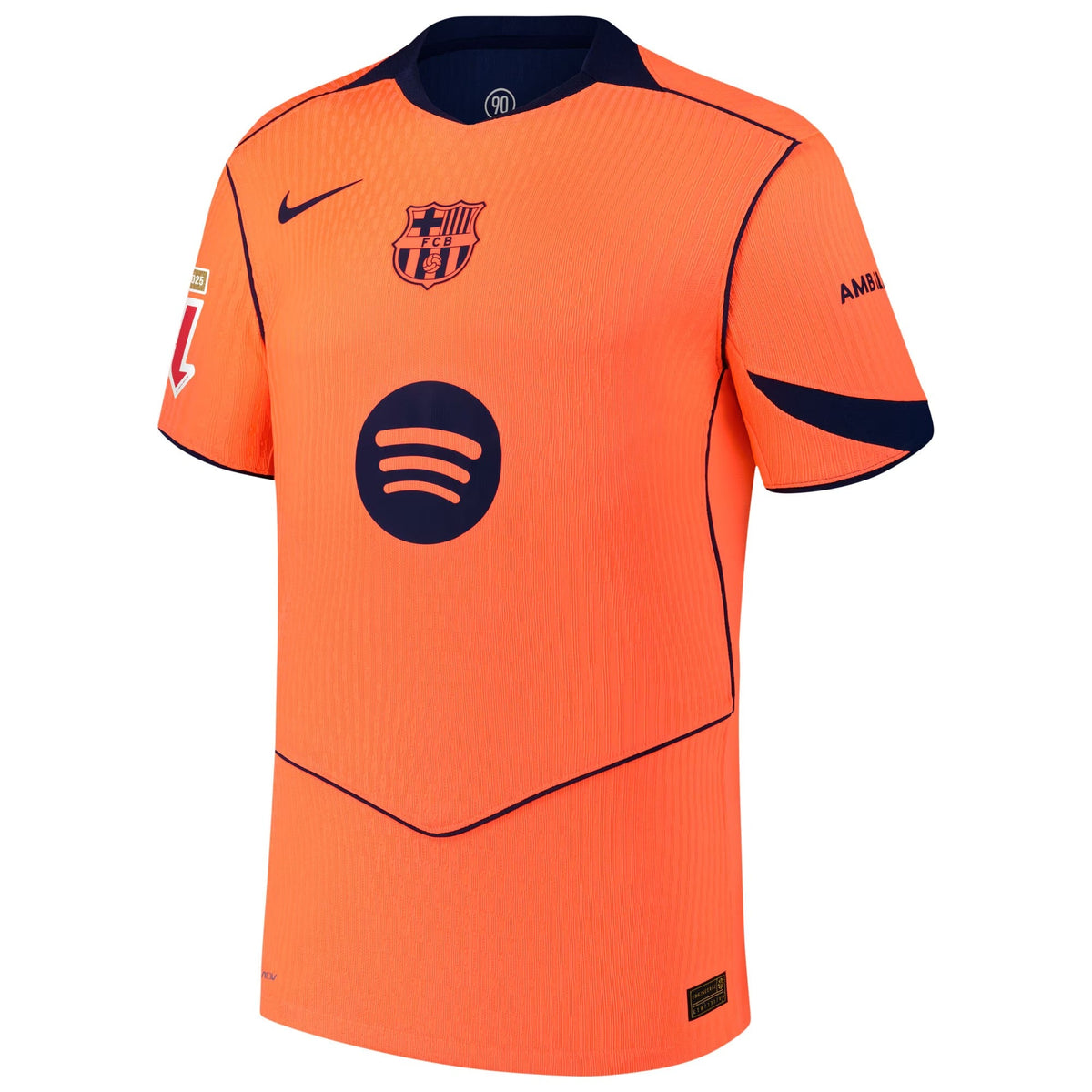 Lionel Messi Barcelona 2025/26 Third Player Jersey - Orange