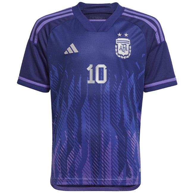 Lionel Messi Argentina National Team Shirt Unisex 2022/23 Away Player Jersey