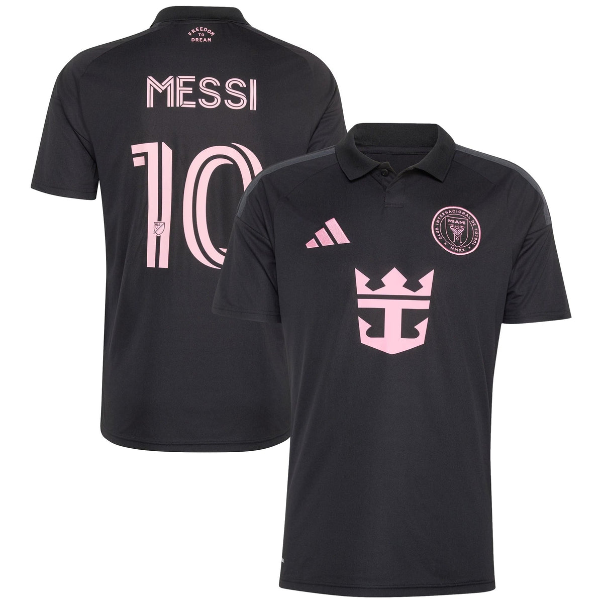 Lionel Messi Inter Miami CF adidas 2026 Presagio Replica Jersey - Black