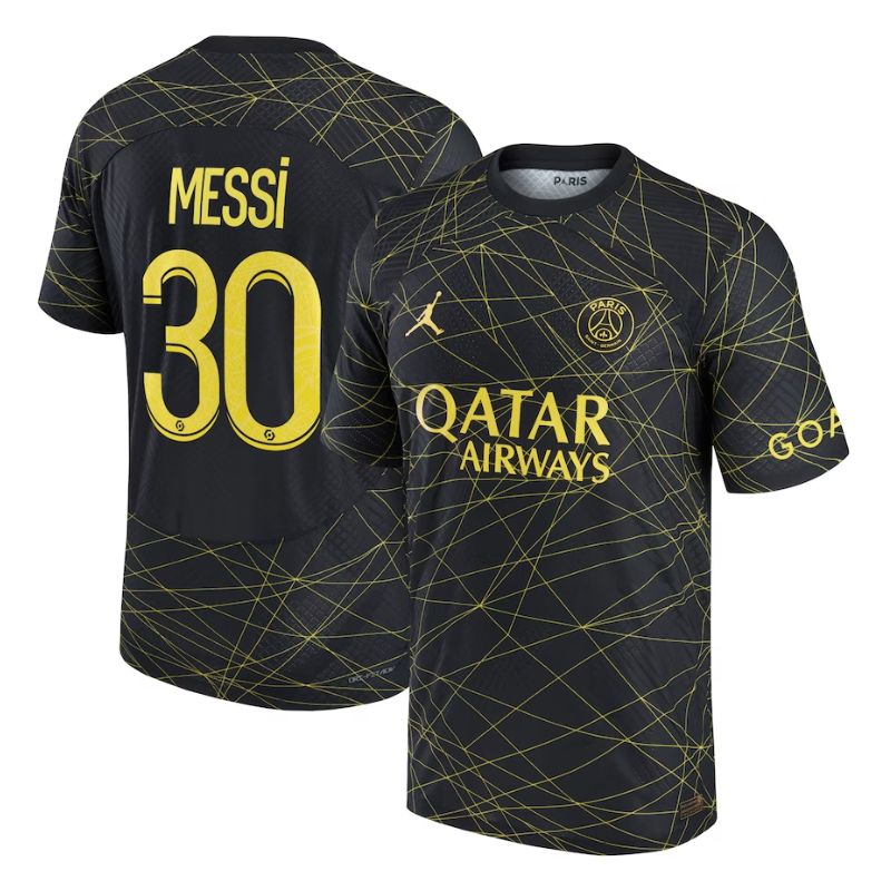 Lionel Messi Paris Saint-Germain  2022/23 Fourth Vapor Match  Player Jersey - Black