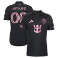 Official Lionel Messi Inter Miami CF adidas 2026 Presagio On-Field Patch Custom Jersey - Black