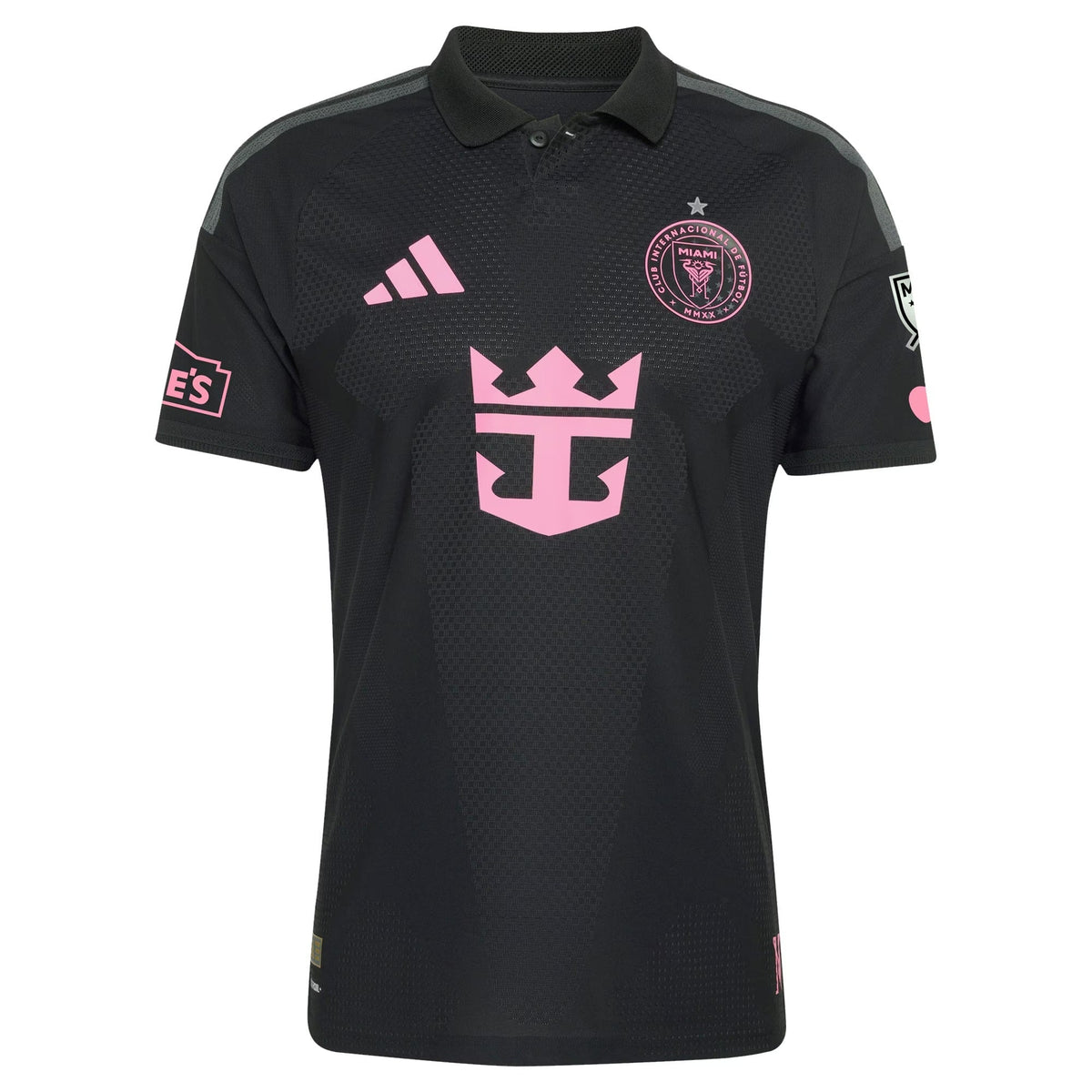 Official Lionel Messi Inter Miami CF adidas 2026 Presagio On-Field Patch Custom Jersey - Black