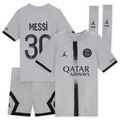Paris Saint-Germain Away  2022-23 - Little Kids with Messi 30 printing