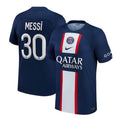 Paris Saint-Germain Home Unisex Shirt 2022-23 -  Messi 30 printing