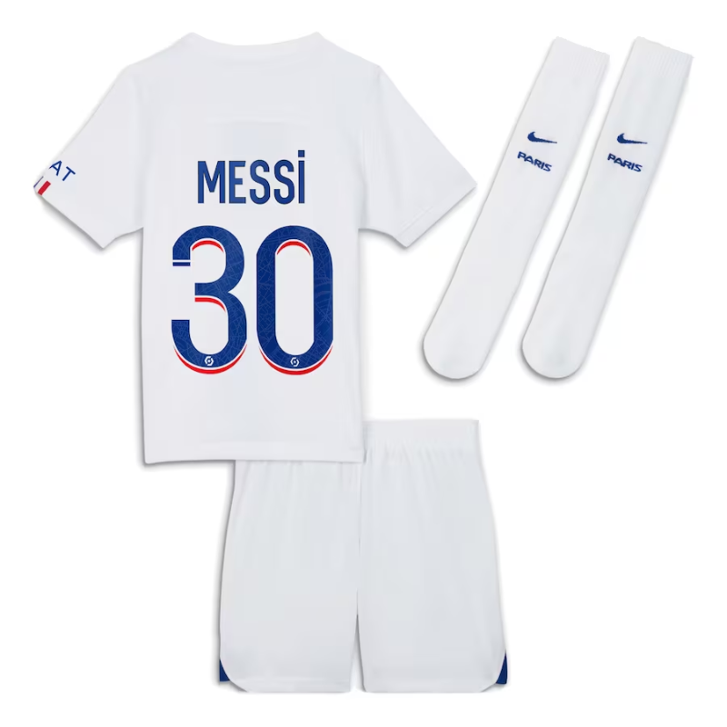 Paris Saint-Germain Third  2022-23 - Little Kids with Messi 30 printing