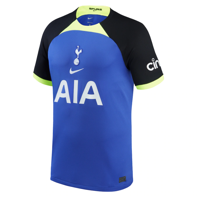 Harry Kane 10 printing Tottenham Hotspur 2022/23 Away Breathe Stadium Player Unisex Jersey - Blue