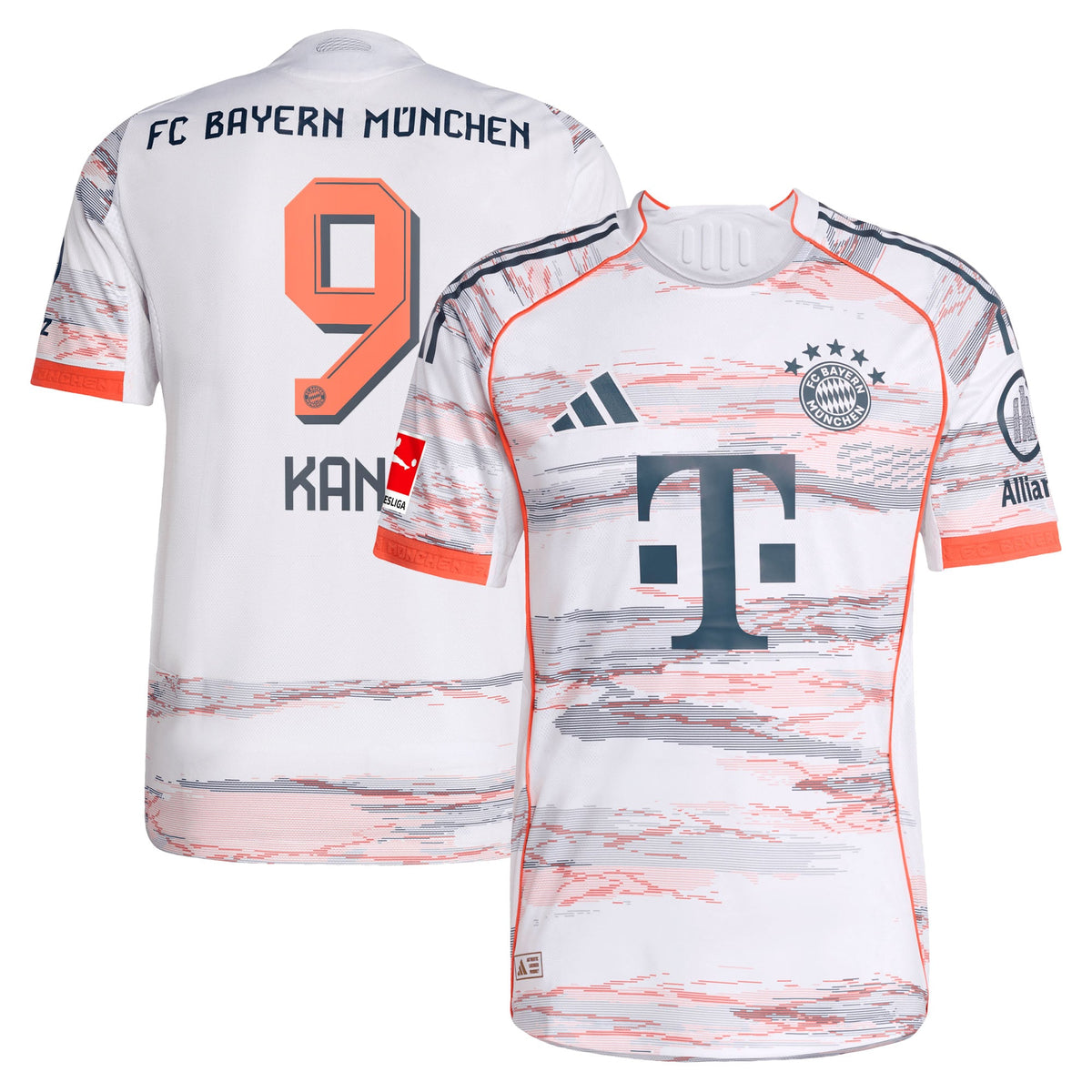 Harry Kane Bayern Munich Away Adidas Jersey 2026