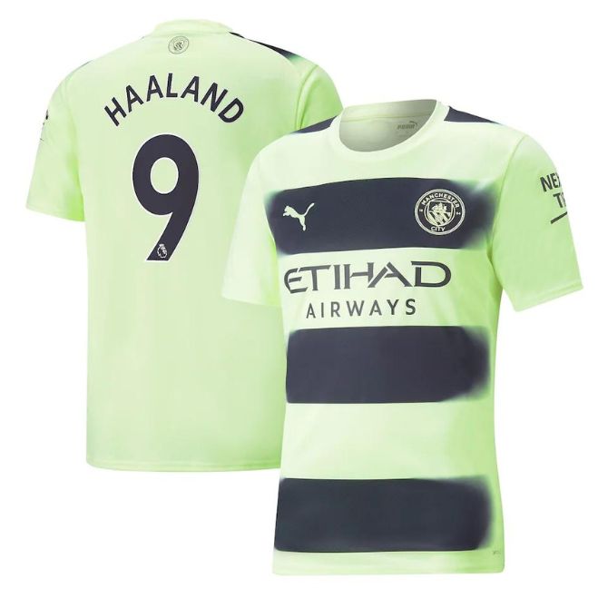 Erling Haaland Manchester City Unisex 2022/23 Third Player Jersey - Black