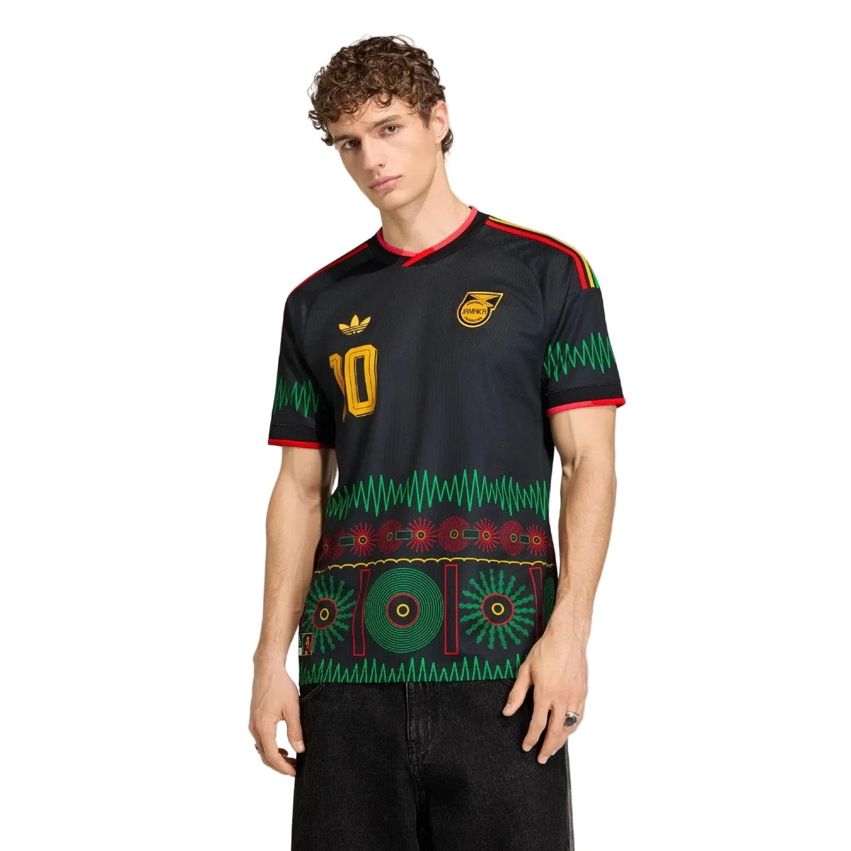 Jamaica 26 Away Marley 10 Jersey - Men's