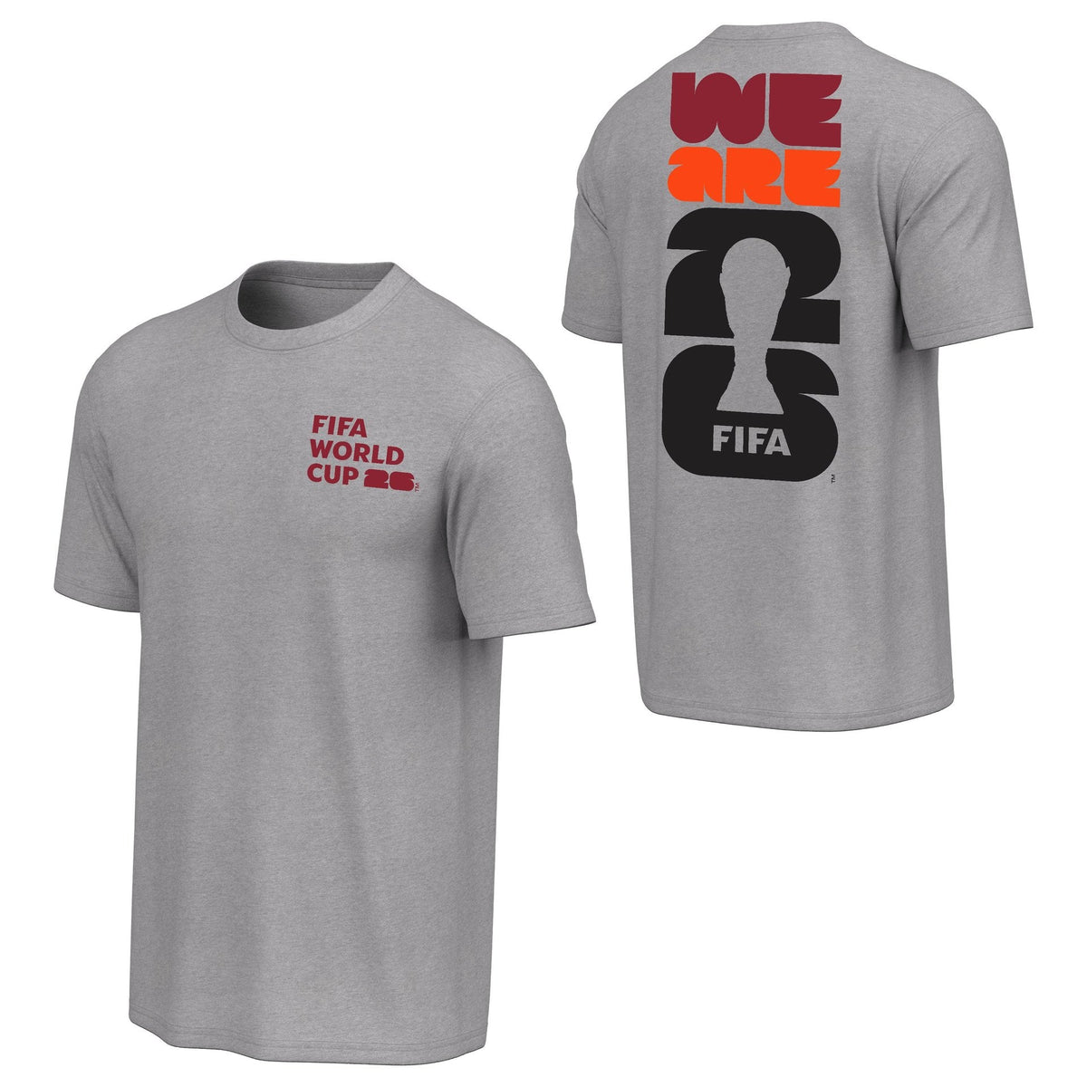 FIFA World Cup 2026™ 'We Are' 26 Bold Grey T-Shirt - Unisex