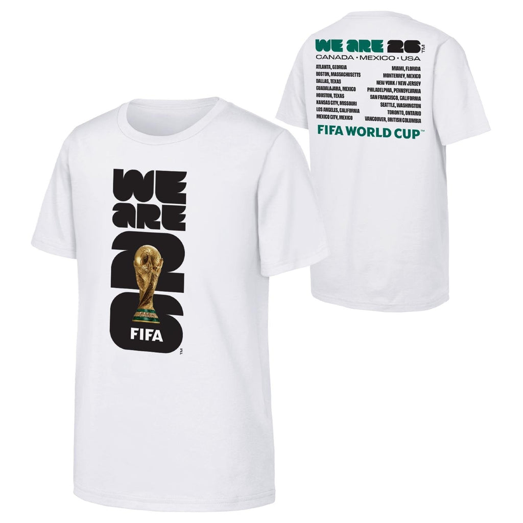 FIFA World Cup 2026™ 'We Are' Emblem and Cities T-Shirt - Unisex