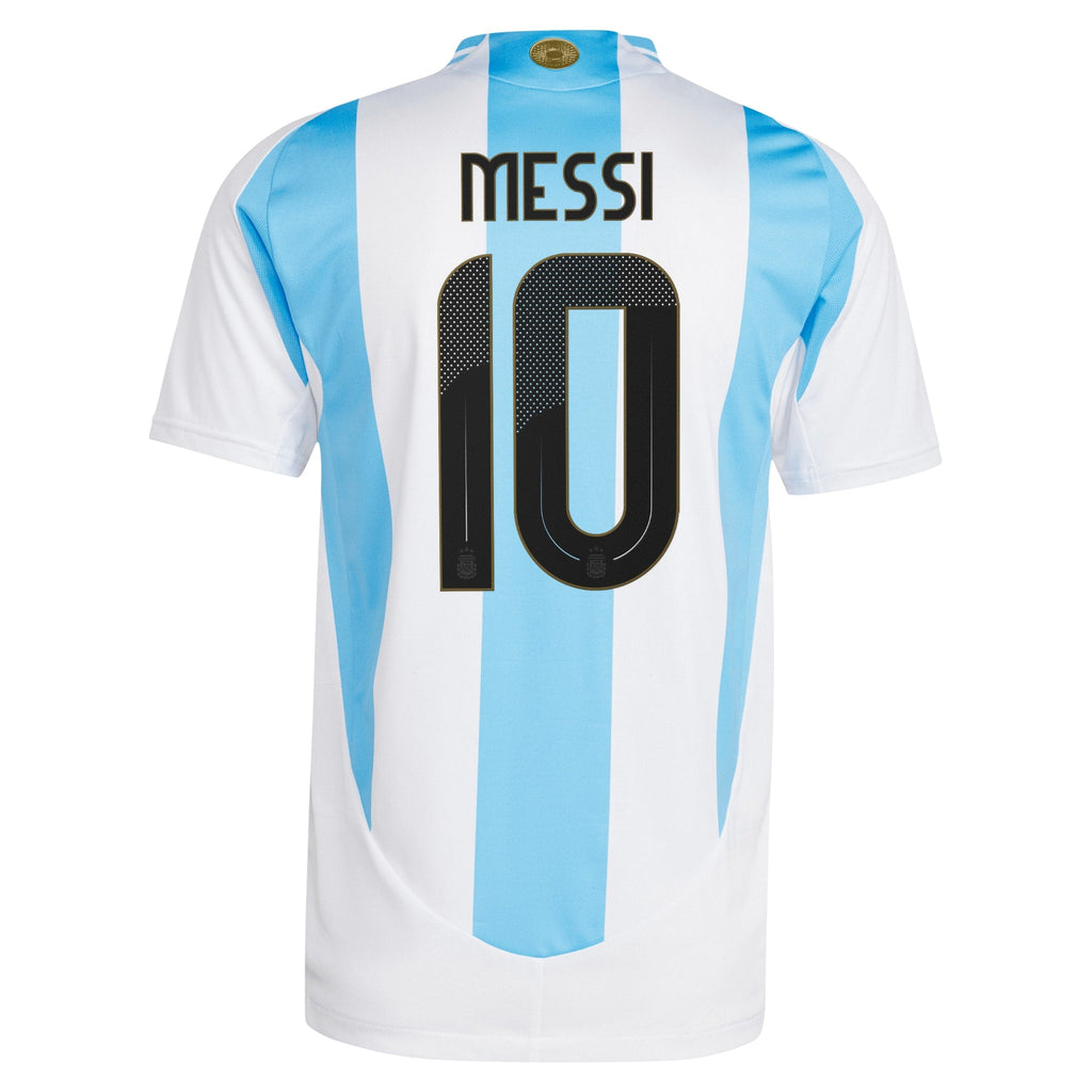 Lionel Messi Argentina National Team 2024 Home Player Jersey - White