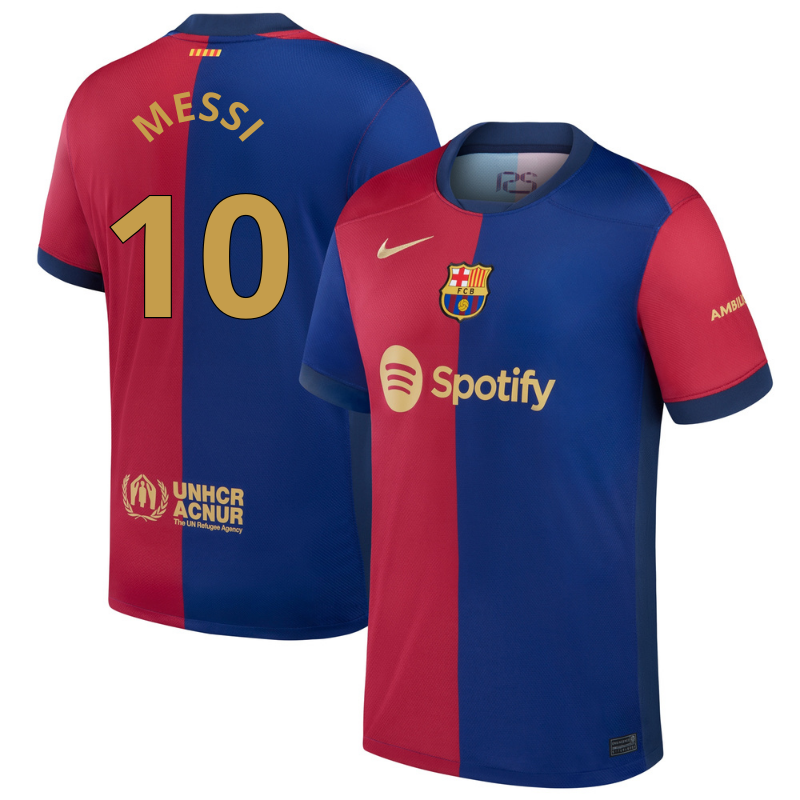 Messi 10 Barcelona Nike 2025 Home Jersey - Royal