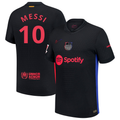 Messi 10 Barcelona Nike 2025 Away Player Jersey - Black