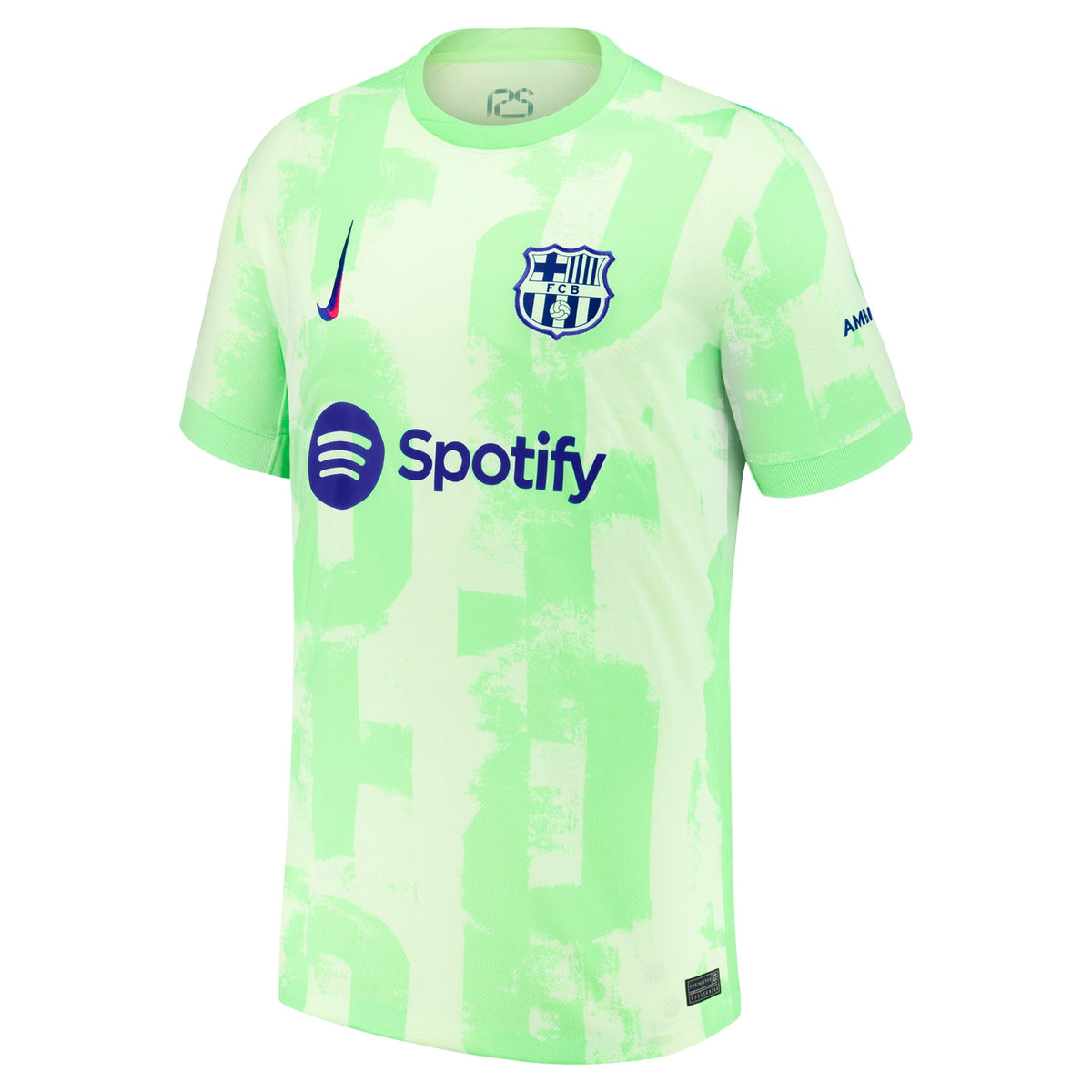 Messi 10 Barcelona Nike 2025 Third Player Jersey - Yellow