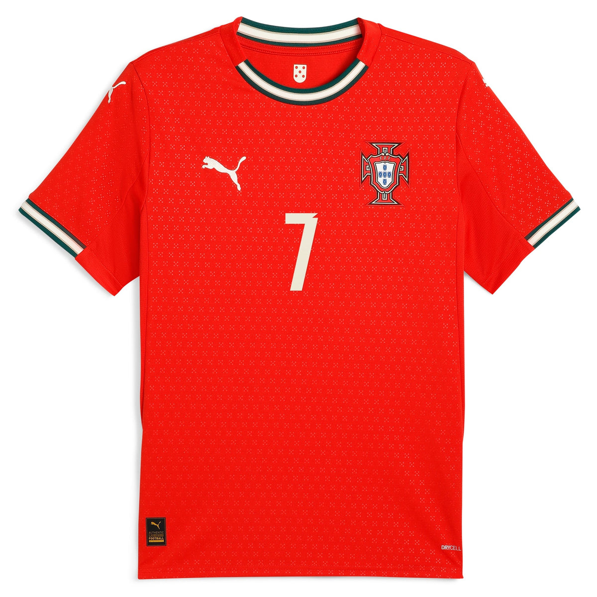 Cristiano Ronaldo Portugal National Team Puma 2025 Home Jersey - Red